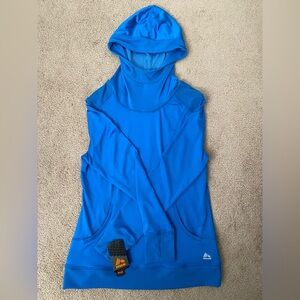 RBX Electric Blue Long-Sleeve Hooded Athletic Top